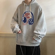 连帽卫衣男大码胖子帽衫大号运动服WY2422-P35，男装卫衣，电商A040