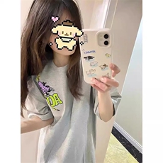 万针全刺绣工艺高品质260克双纱纯棉美式高街短袖T恤特P33，男装T恤，电商A486