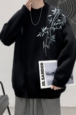 半高领毛衣男大码胖子针织衫毛线衣M18393-P45加绒款-P65，男装针织衫/毛衣，电商A040