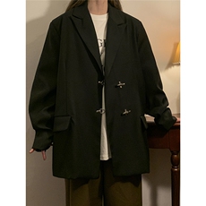 1中性风金属飞机扣设计西服男95%聚酯纤维5%氨纶XF77772P95控128，男装西服，星座226-2