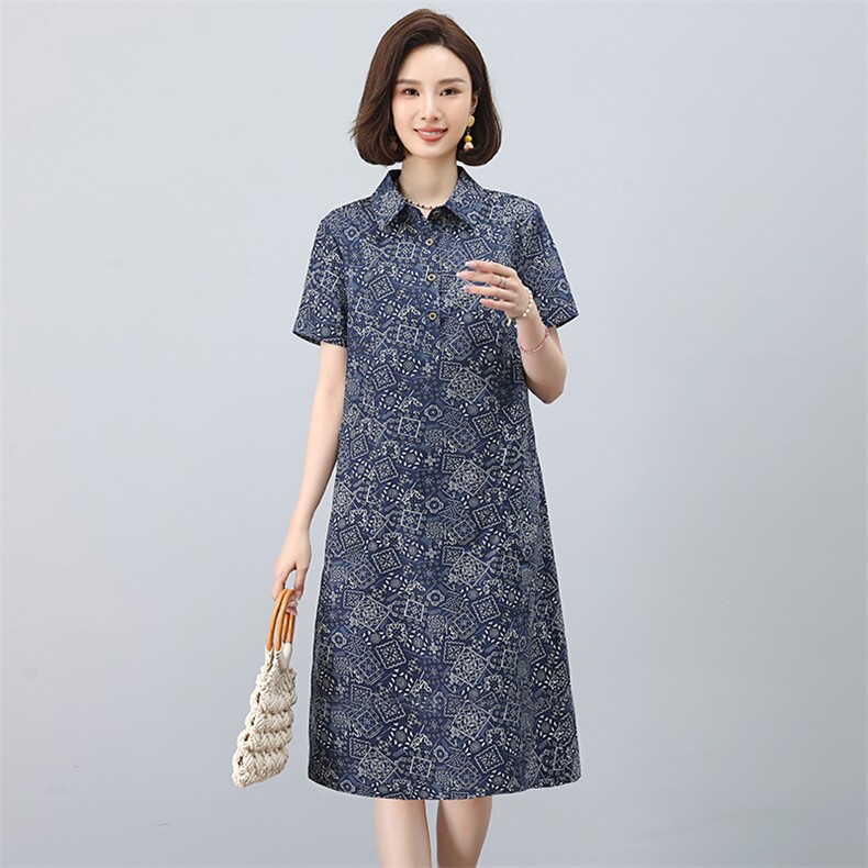 现货纯棉连衣裙,女装连衣裙,韩派