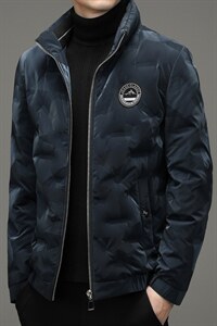 立领短款羽绒服2023冬季中年男款加厚时尚纯色外套XXHW2182-P255,男装羽绒服,电商B212（原钱塘6029）
