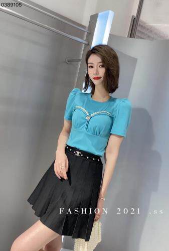 钉珠假两件，女装，迈时尚