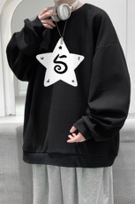 华夫格卫衣圆领卫衣男大码长袖t恤男外套HW76368-P30，男装卫衣，电商A040