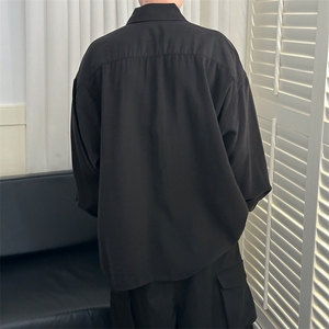 初秋新款-痞帅高品质长袖衬衫男宽松休闲上衣A351-AC25618-特批65图片
