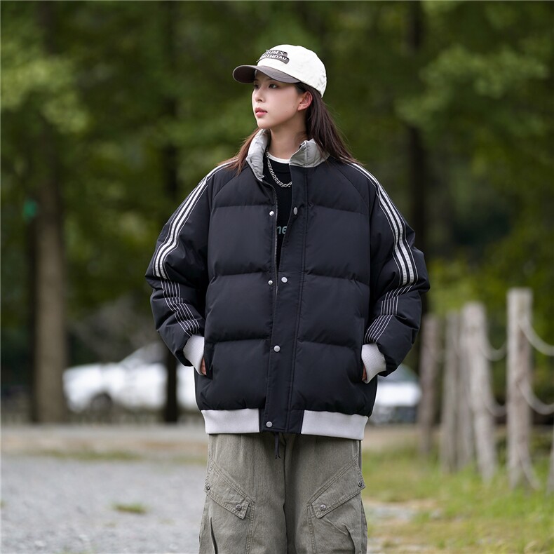 主推款！撞色条纹加厚棉衣三防面料棉服外套男MY8880,男装棉衣,星座610B-1
