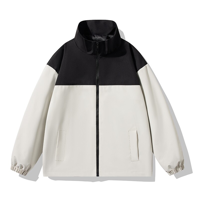 户外撞色翻领冲锋衣情侣外套防风登山服夹克男平铺YHJK8827-P50,男装夹克,星座717