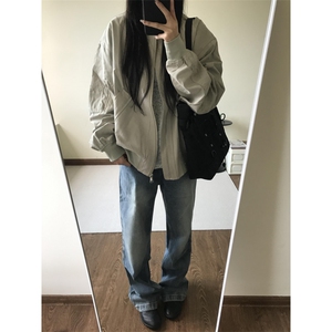 【有货】cleanfit棒球服外套高级感痞帅飞行员夹克JH8820LL-P58图片