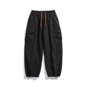 2025冬季新款男装日系宽松加绒加厚运动休闲棉裤束脚卫裤P960-F93图片