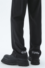 现货刺绣高级感垂坠冰丝西裤直筒微喇休闲西装裤男K766-P50控78，男装西服套装，星座205