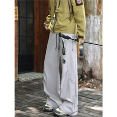 秋季新款户外机能褶皱拼接设计休闲冲锋裤B315-K25335-特p35控68，男装休闲裤，电商B315