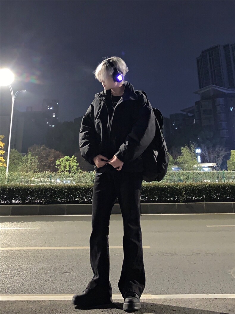 高街vibe纯色牛仔裤男款夏季修身微喇叭裤控价68常规55加绒65,男装牛仔裤,星座310A-4