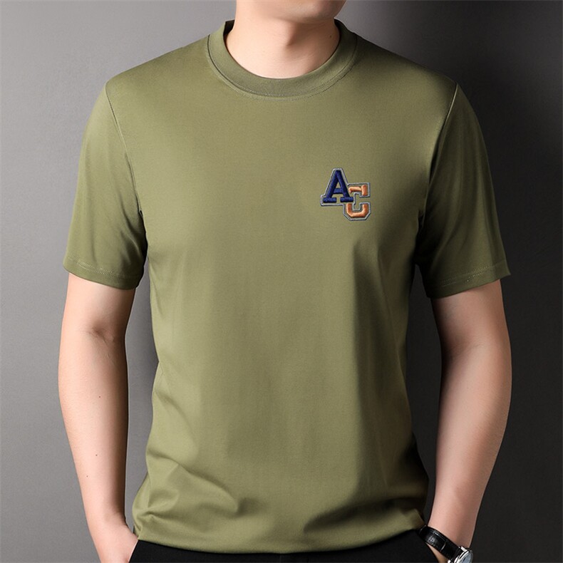 F82512钱塘2020-1时尚休闲中青年男士夏季薄款短袖T恤P35,男装T恤,钱塘207-1