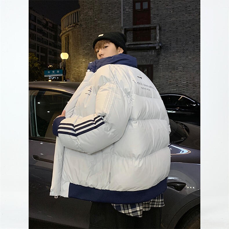 MF01-P128秋冬男女款加厚保暖棉衣宽松面包服棉袄外套,男装棉衣,电商B327