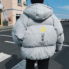 MY16047-P100加厚加绒连帽衣男大码服男面包服男，男装棉衣，电商A040A