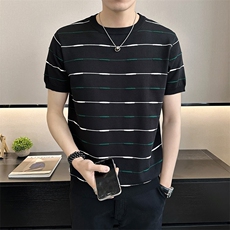 店主风~夏季冰丝针织短袖T恤T2006/P50，男装T恤，电商B331