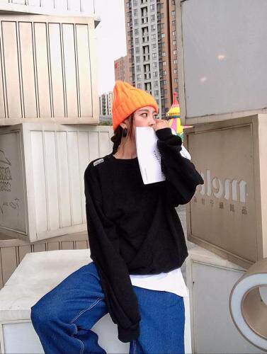 加绒卫衣，女装卫衣/绒衫，尚映