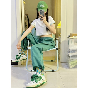 B221 美式ins街头多巴胺hiphop休闲宽松运动裤 LK23118-P60 控78图片