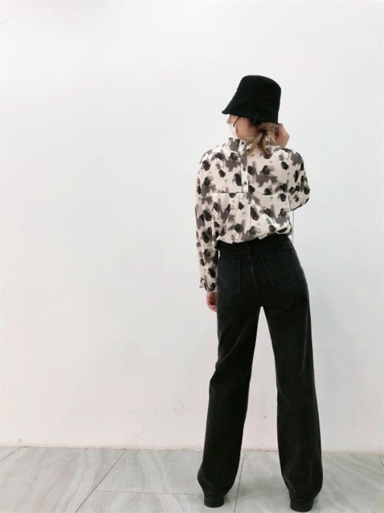 豹纹衬衫，女装衬衫，DL 迪黎