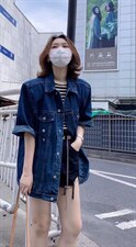 网红款中袖牛仔外套，其它，转角爱尚