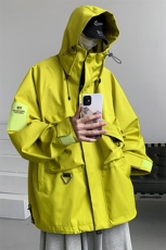 8XL-M特大码冲锋衣防水宽松工装风男夹克外套JK1306P90控118，男装夹克，电商D206-1
