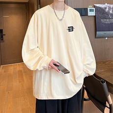 抖音得物供货量大从优可提供视频美式长袖T恤CT808特P25，男装T恤，电商A486-1