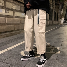 A111-P48机能工装裤男士大码宽松直筒休闲裤男，男装休闲裤，电商A040