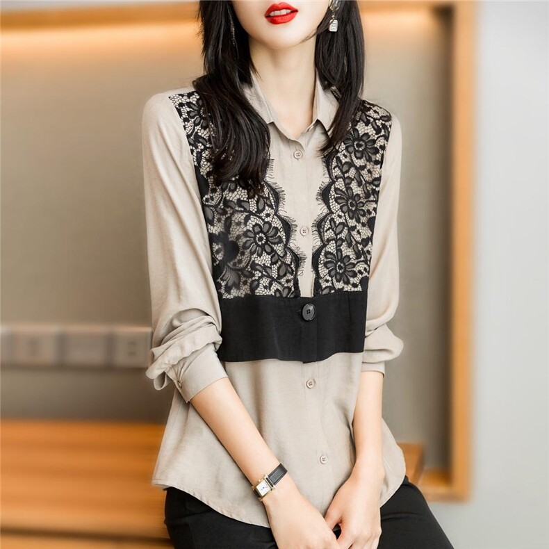 春季衬衣，女装，那茉