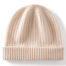 2025年秋季时尚百搭通勤简约休闲羊绒翻边帽，帽子，臻歆羊绒