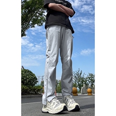 复合版本新款户外登山侧拉链大码直筒休闲裤男K59551-特P50控98，男装休闲裤，电商A001-1