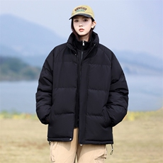 现货二开抖音得物供视频三防加厚假两件立领棉衣棉服LL907，男装棉衣，电商A486