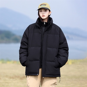 现货二开 抖音得物供视频 三防加厚假两件立领棉衣棉服 LL907图片