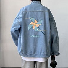 牛仔夹克男大码牛仔外套男茄克NJ77112-P60，男装夹克，电商A040