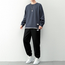 新品休闲华夫格套装，男装休闲套装，星座1106-2（原1111B）