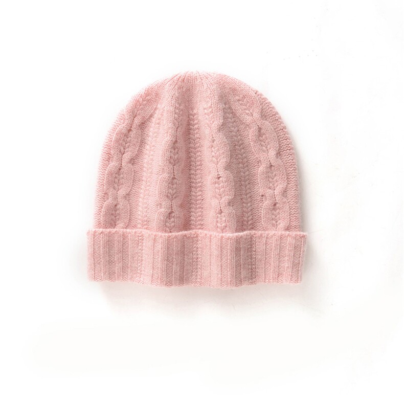 35%山针织帽女秋冬防寒保暖遮耳毛线包头帽子，帽子，戎咖羊绒