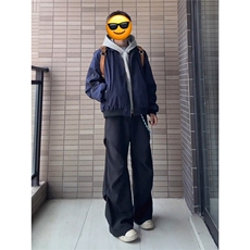 垂感西裤男秋季加绒加厚宽松百搭伞兵休闲裤高级感黑色阔腿拖地裤，男装西裤，四季星座505
