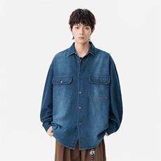 牛仔衬衫现货深度库存当天配齐跑量款DS-C323-1-G668-TP60，男装衬衫，电商C323-1