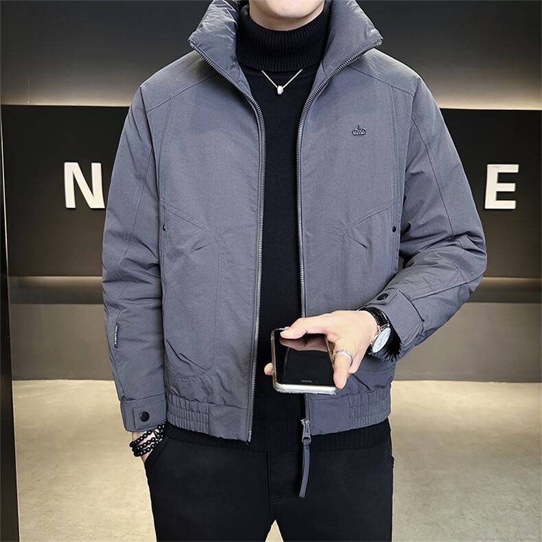 标50绒店主风冬季男士立领新款羽绒服短款外套B328-809-P185,男装羽绒服,电商B328
