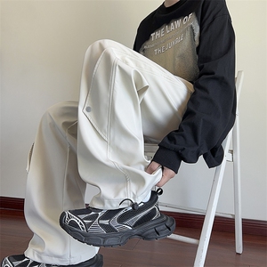 ！ 815A-MK98572-P35特 潮牌排扣潮流休闲裤直筒运动裤男图片