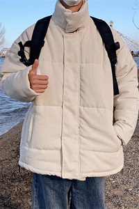 灯芯绒服男秋冬季加厚韩版潮面包服港风ins复古衣 W2230-P77图片