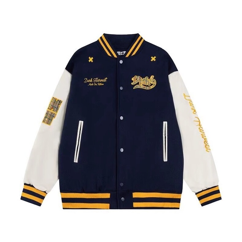 现货DJM400-批75夹棉加厚毛呢刺绣棉服外套夹克,男装夹克,星座603-2