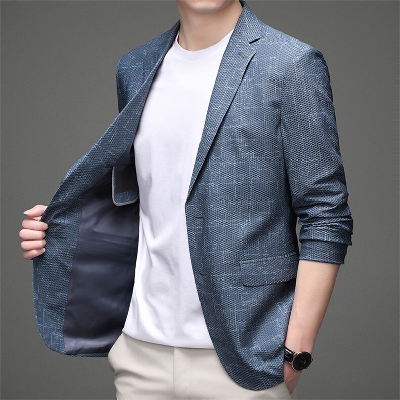 D2020-29秋冬新款男士西服薄款商务休闲男装外套通勤外衣,男装西服,电商B360