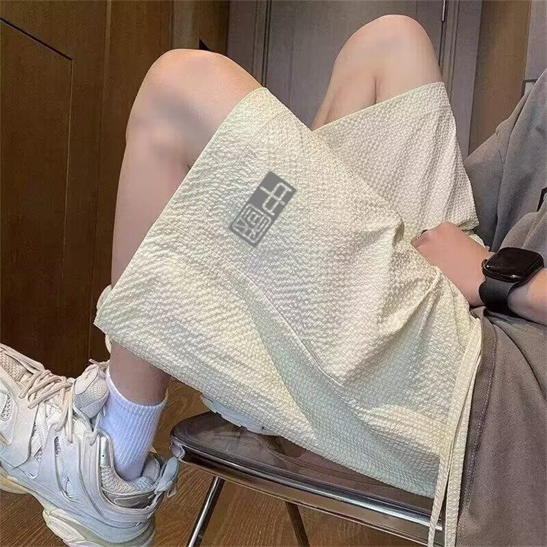 W88-P28泡泡纱夏季薄款美式速干短裤男士运动裤，男装牛仔裤，星座617A-1（原B318A）