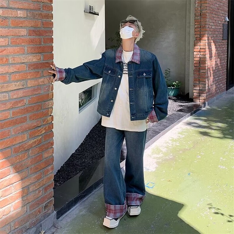 秋季新款美式复古夹克水洗外套JK5521P60裤C1109价格50,男装夹克,星座1116-2