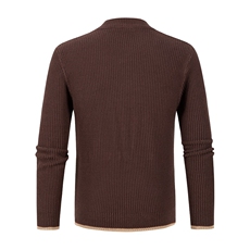 秋冬季新款纯色时尚百搭潮流男士针织套头毛衣男宽松韩版休闲上衣，男装针织衫/毛衣，星座306A