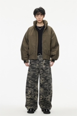 2025冬季新款美式可收纳连帽羽绒服潮牌魔术贴设计羽绒服599，男装羽绒服，电商A234