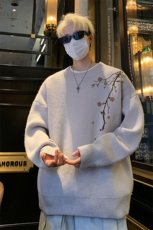 高质量！秋冬季半高领毛衣男加绒加厚线衣男针织衫男MY216-特p38，男装针织衫/毛衣，电商B367