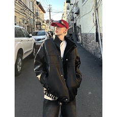 现货-2025冬季新款做旧擦色皮毛一体棉衣218-7-M111-P125-控188，男装棉衣，星座218-7