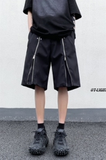 B221美式ins高街小众拉链休闲西裤短裤五分裤LK23091-P60控78，男装休闲裤，电商B221