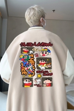 摇粒绒棒球服男大码开衫卫衣男夹克BF86311-P65，男装夹克，电商A040